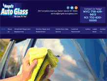 Tablet Screenshot of angelsautoglass.net